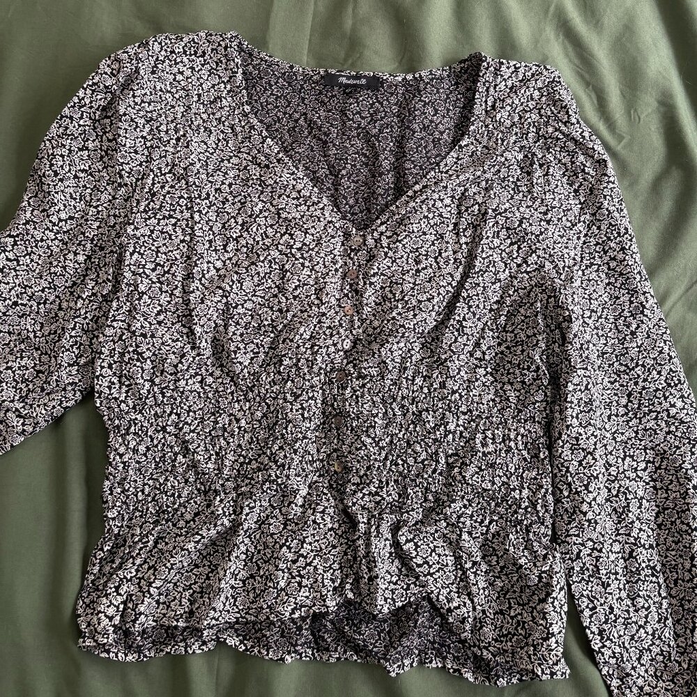 Madewell Floral Blouse